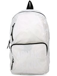 logo print backpack Armani Jeans