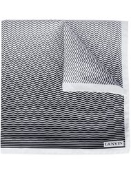 chevron stripe pattern scarf Lanvin