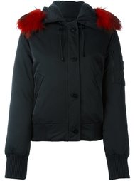 пуховик с меховой отделкой Kenzo