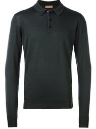 футболка-поло с длинными рукавами Etro