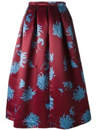 юбка с цветочным принтом  Rochas