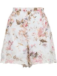 'Eden' floral embroidered shorts Zimmermann