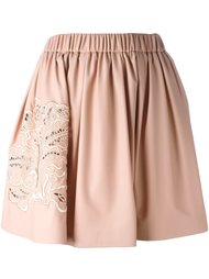 юбка с вышивкой MSGM