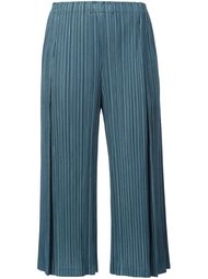 pleated cropped trousers Pleats Please By Issey Miyake