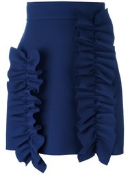 короткая юбка с рюшами MSGM
