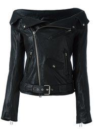 boat collar biker jacket Faith Connexion