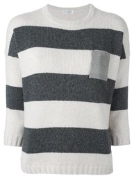 свитер в полоску Brunello Cucinelli