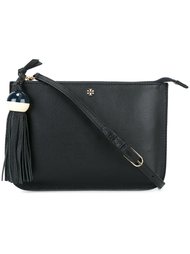 frayed detail medium clutch Tory Burch