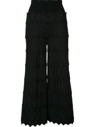 flared cropped trousers Pepa Pombo