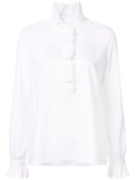 embroidered ruffles blouse Vilshenko