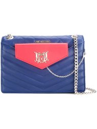 quilted chain shoulder bag Love Moschino