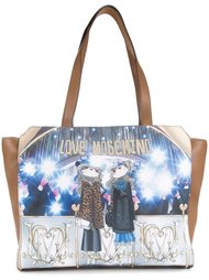 'flashes' print shoulder bag Love Moschino