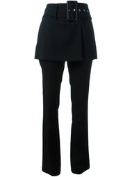 брюки с накладной панелью и поясом Givenchy