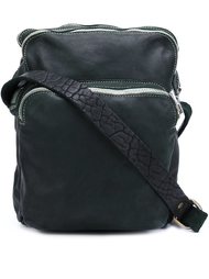 multiple zips messenger bag Guidi