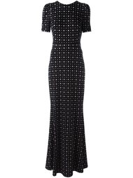 вечернее платье с мелким узором  Givenchy