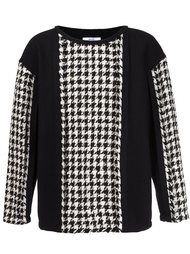 houndstooth pattern jumper Aganovich