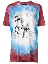 horse print T-shirt Baja East