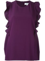 блузка с оборками Carven