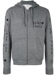 толстовка с капюшоном  'I Love You'  Kenzo