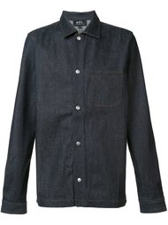 span button fastening shirt A.P.C.