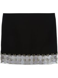 eyelet trim mini skirt Paco Rabanne