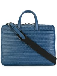 textured laptop bag Z Zegna