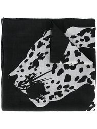 leopard print scarf Saint Laurent