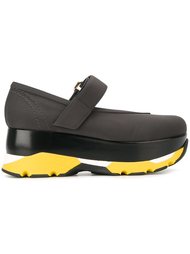velcro fastening platform sneakers Marni