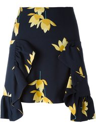 ruffled hem floral skirt Marni