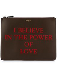 клатч на молнии  Givenchy