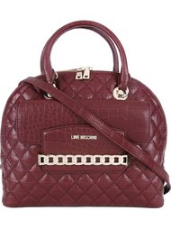 quilted tote Love Moschino