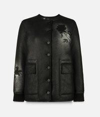 Shearling Patch Pocket Jacket Christopher Kane