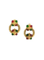 gripoix clip-on hoop earrings Chanel Vintage