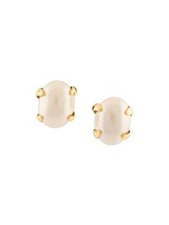 pearl clip-on stud earrings Chanel Vintage