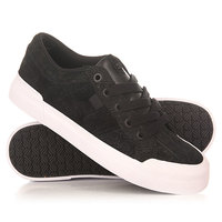 Кеды кроссовки низкие женские DC Danni Xe Black Smooth
