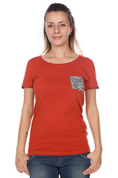 Футболка женская Roxy Pocket Tee B Brick