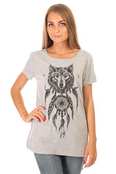 Футболка женская Roxy Nite Wolf Heather Grey
