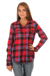 Рубашка в клетку женская Roxy Campay J Wvtp Moon Plaid Combo Sca