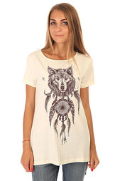Футболка женская Roxy Nite Wolf Antique White