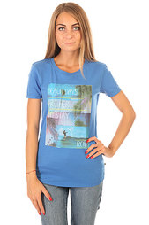 Футболка женская Roxy Russiancrew J Tees Palace Blue