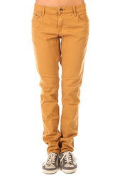 Штаны узкие женские Roxy Suntrippers J Pant Bone Brown