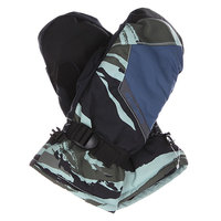 Варежки сноубордические Quiksilver Mission Mitten Alaskan Camo Militar