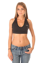 Топ женский Oakley Breathe In Bra Jet Black