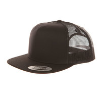 Бейсболка с сеткой Yupoong 6005ff Black