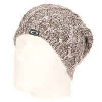 Шапка носок женская Oakley Madison Pom Pom Beanie Stone Grey