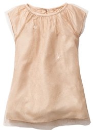 Тюлевое платье с блестками, Размеры 80-134 (серебристый матовый/серебристы) Bonprix