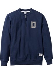 Свитшот Regular Fit на молнии (серый меланж) Bonprix