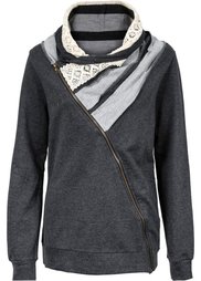 Трикотажная куртка (темно-синий меланж) Bonprix