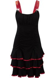 Платье (черный/лиловый) Bonprix
