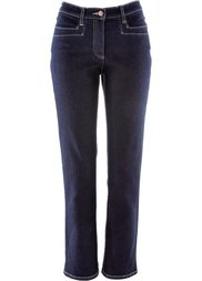 Формирующие джинсы-стретч по щиколотку (голубой выбеленный) Bonprix